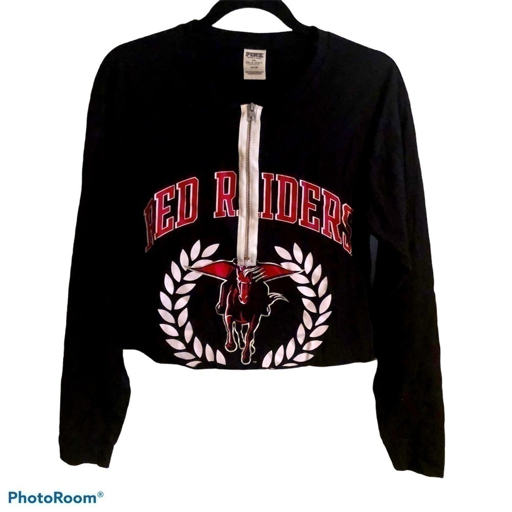 PINK VS with 5th & Ocean Collab Cropped Sweatshirt